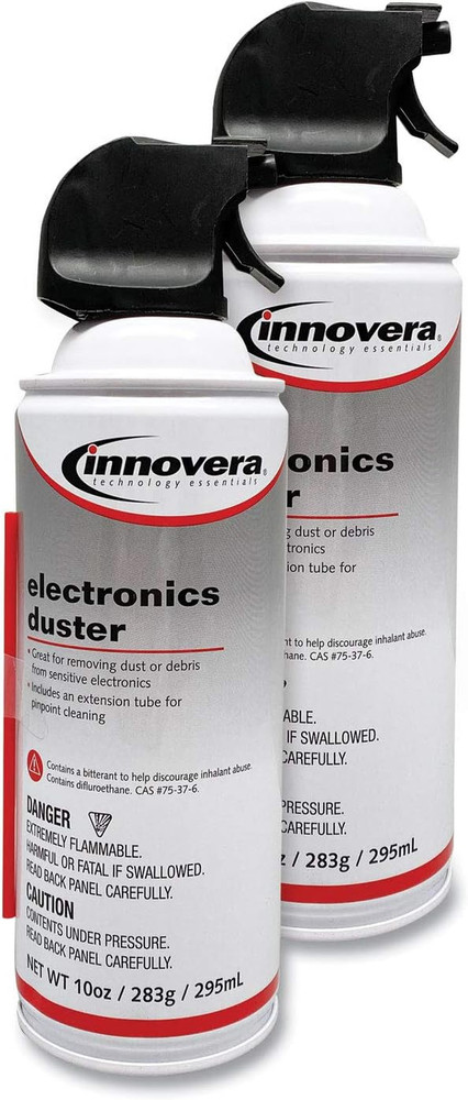 IVR10012 10 oz. Compressed Air Duster Cleaner (2/Pack)