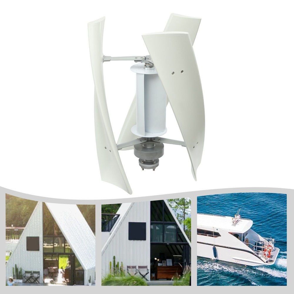 100W Vertical Wind Turbine Generator Kit for Low Wind Environments