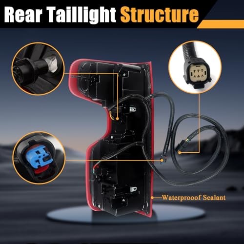 Tail Lights Compatible with 2019-2023 Chevy Right Passenger Side LED Type