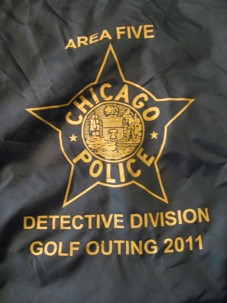 Chicago Police Detective Division Golf Outing 2011 Drawstring Nylon Backpack