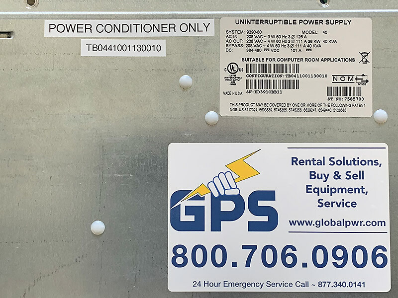 Eaton Powerware 9390 40 kVA UPS System