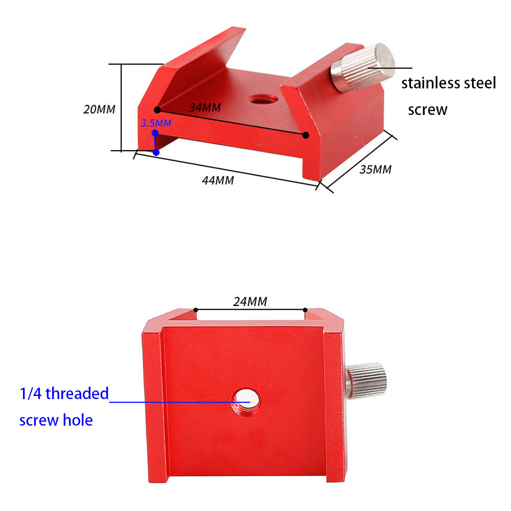 Guide Rail Finderscope Mounting Base Dovetail Bracket for Astronomical Telescope