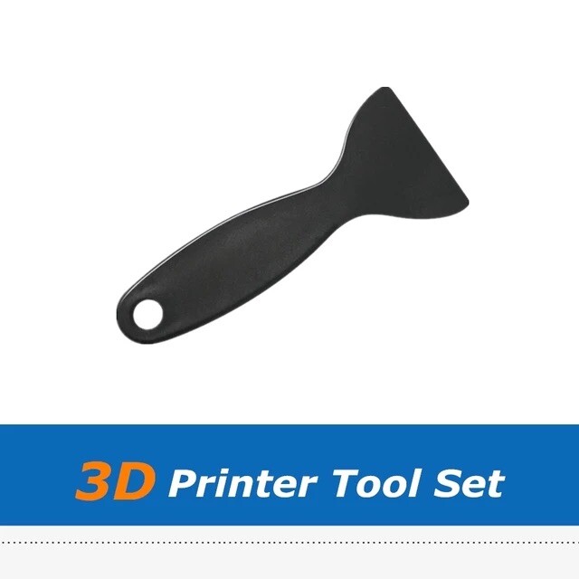 Putty Scraper ABS Plastic Spatula Drywall Patch Repair Spreader Black 3PCS