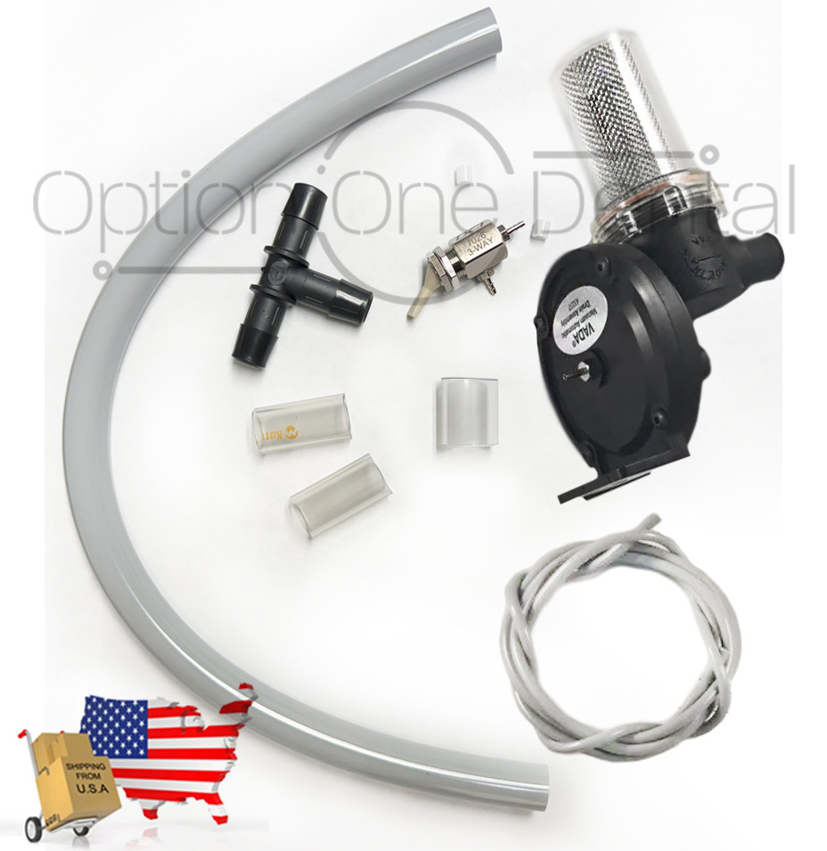 DCI Vacuum Automatic Drain Assembly (VADA) - Cuspidor Drain Kit, DCI-5851
