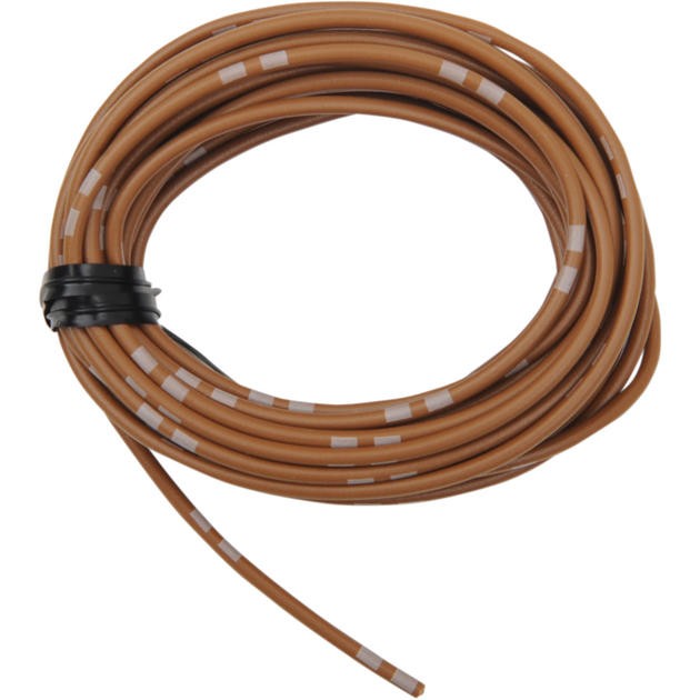 Shindy 14A Motorcycle Wiring 13 ft. Spool Brown