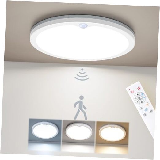 Motion Sensor Ceiling Light with Remote, Night Light 2000K, 8.7 Inch 1 Pack