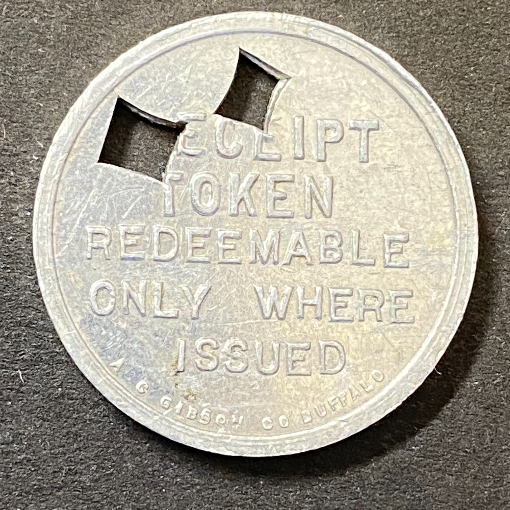 Buffalo Receipt Token Alum. 25mm