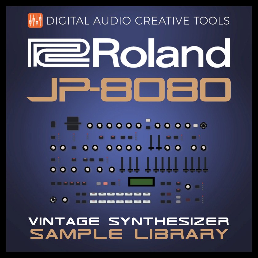 Roland JP-8080 Synthesizer Sample Library (200 Samples) - Instant Access