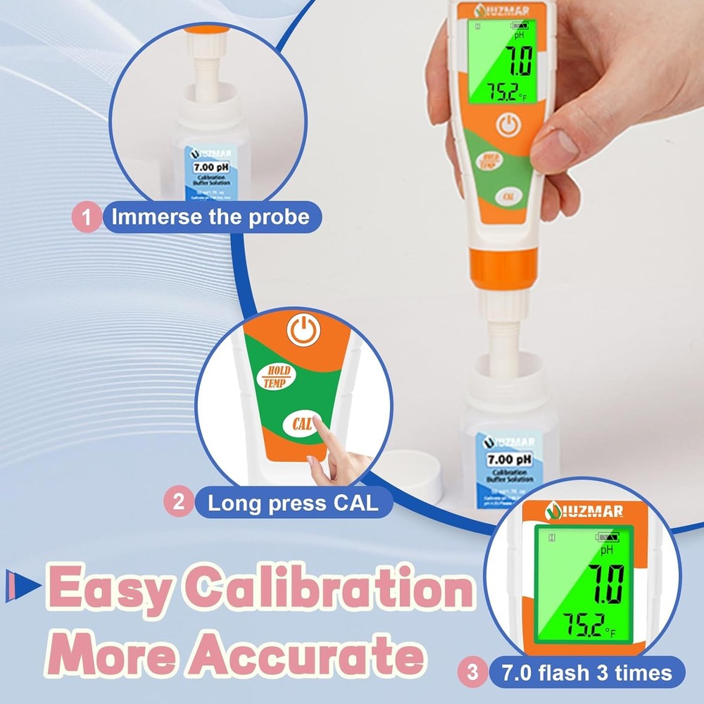 pH Calibration Solution pH7.00/4.00/10.01 50 mL Each, with Probe Storage...