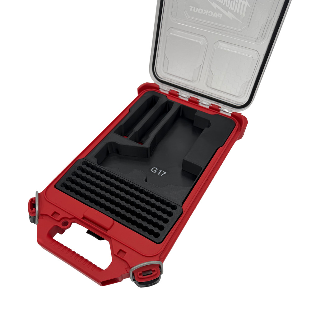 Glock 17 with Optic and Light Insert for Milwaukee Packout