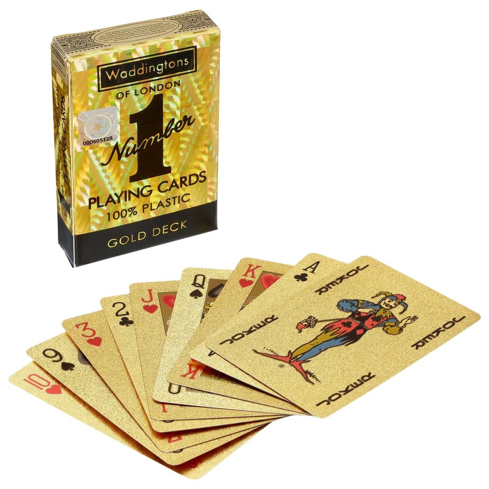 Gold Waddingtons No.1 Playing Cards - New & Sealed