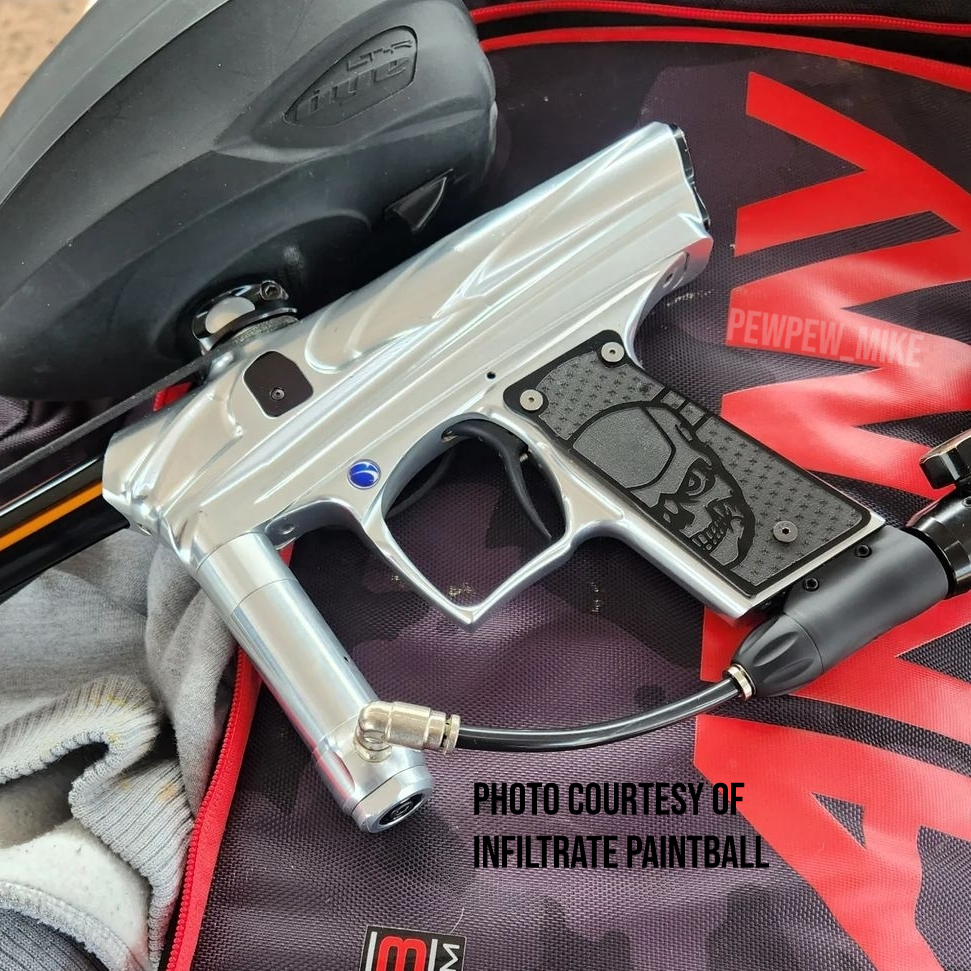 Replacement Bob Long Marq, Protege, Vice - Skull Colored Grip Panels - Paintball
