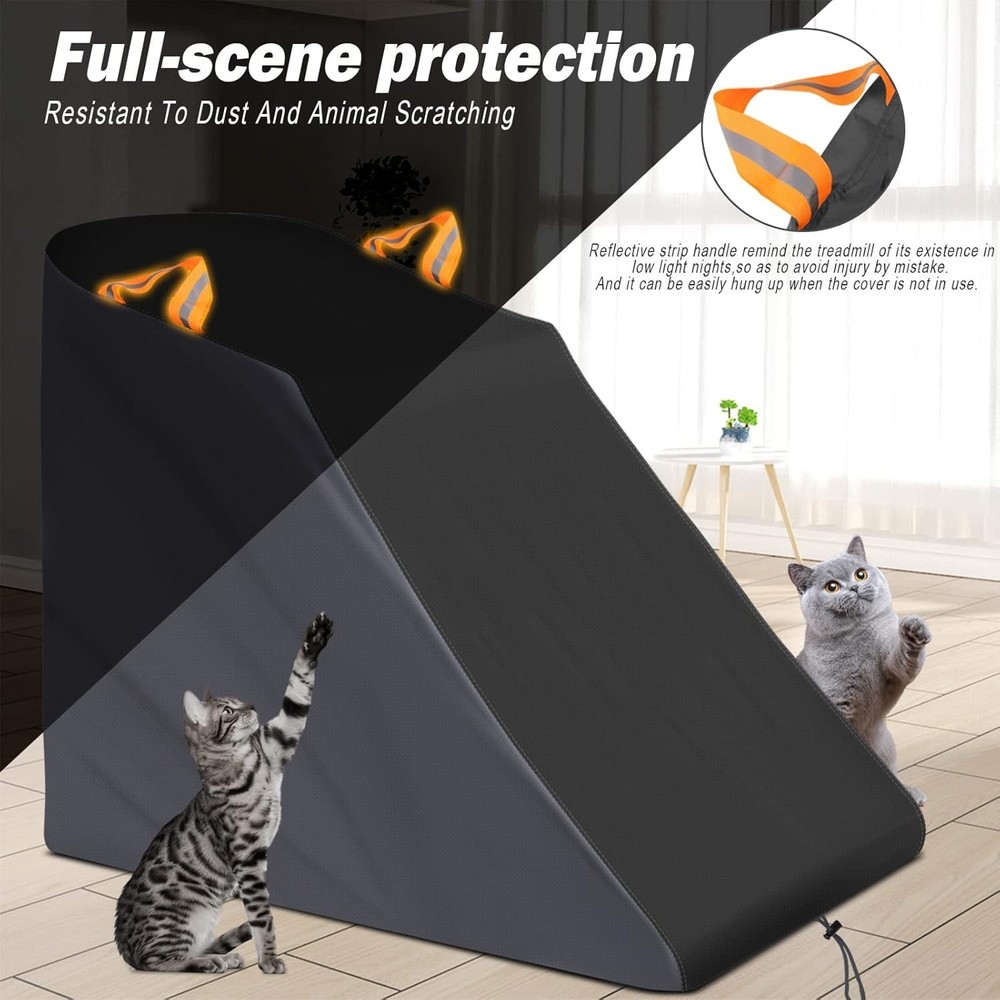 Treadmill Cover Waterproof Dustproof Running Machine Cover Exercise Workout E...