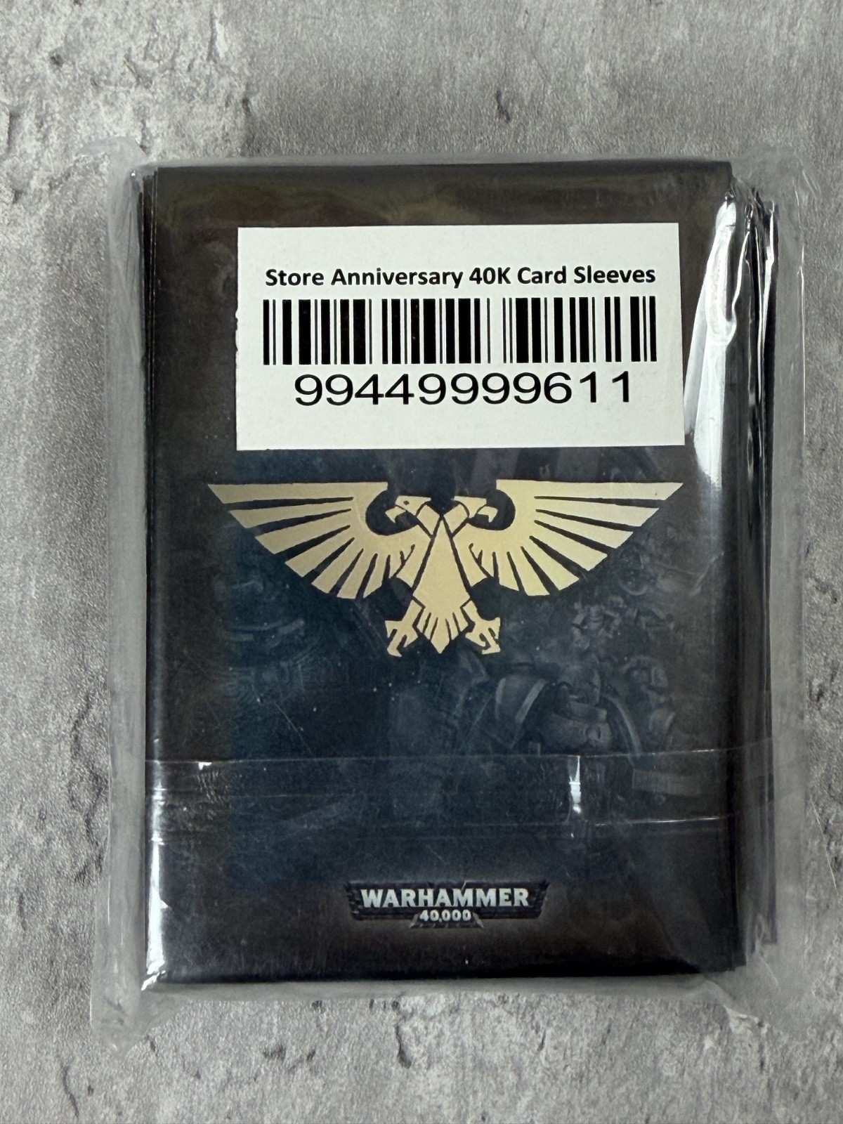 Warhammer 40k Card Sleeves Ltd Ed Store Anniversary exclusive NOS New