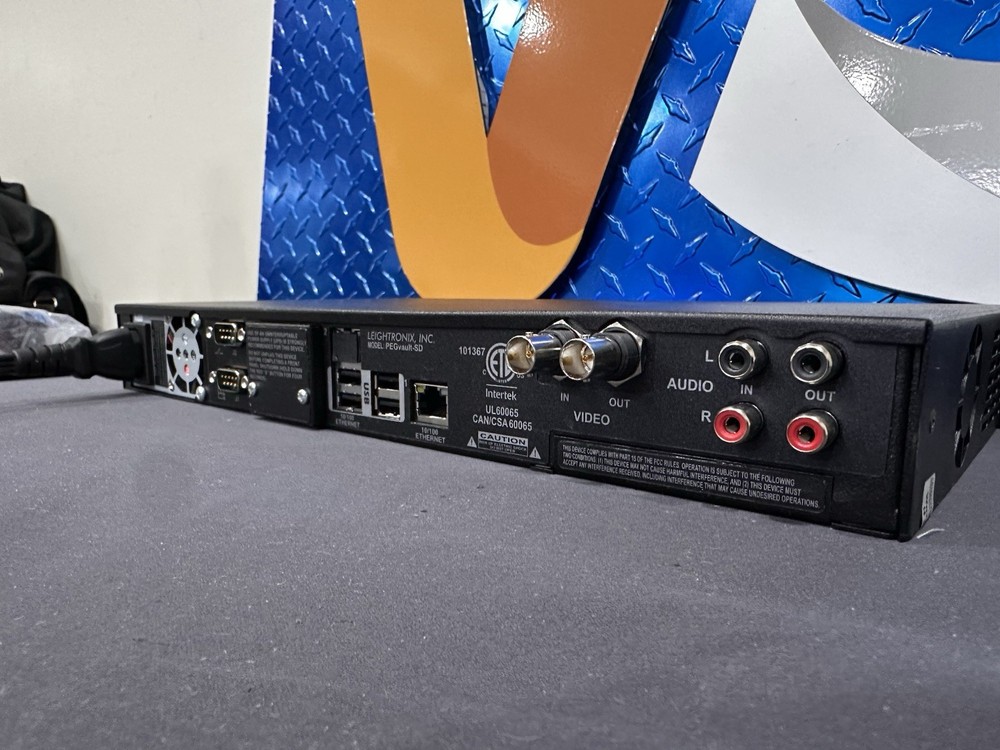 NICE Leightronix PEGVault-SD Broadcast Digital Video Encoder W/ Rack Ears