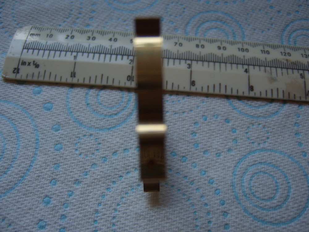 SOLID BRASS Carriage Clock Handle. NEW