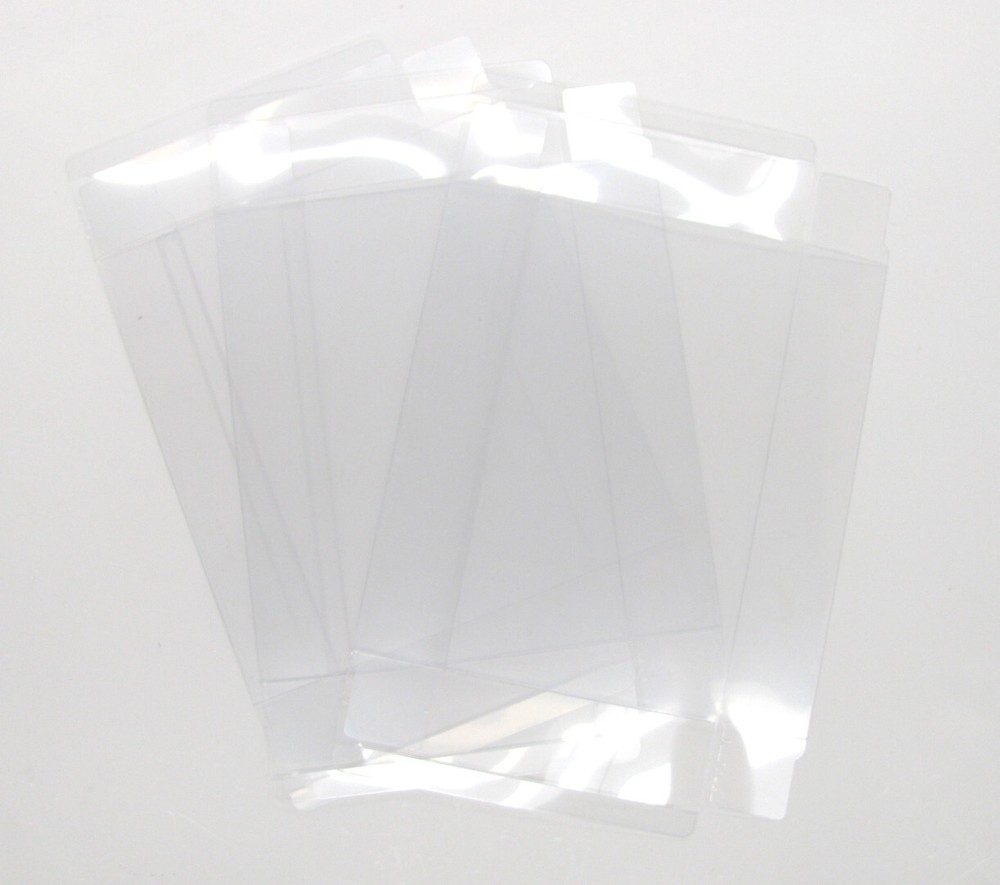5X CLEAR PLASTIC PROTECTIVE BOX FOR ATARI 2600 BIG ACTIVISION GAMES (SIZE J)