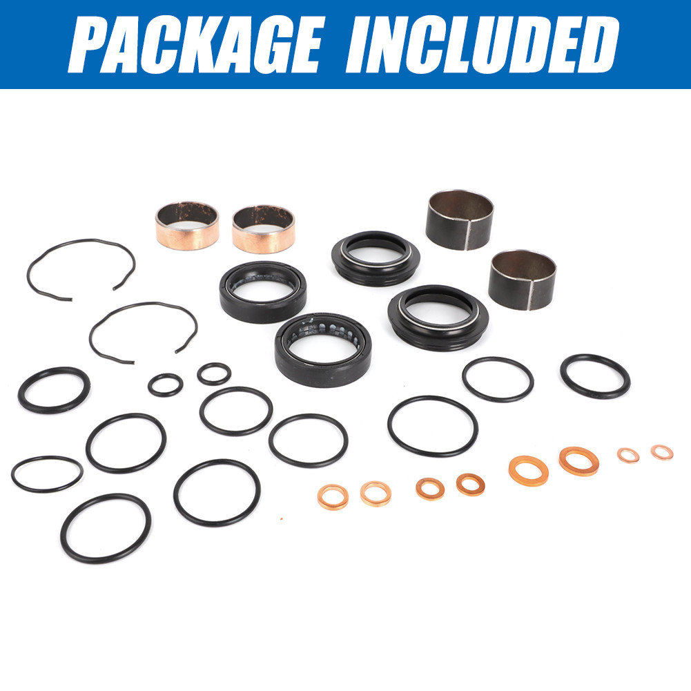 Fork Bushing Dust Oil Seal Rebuild Repair Kit For 91-09 Suzuki GSXR750 / GSXR600