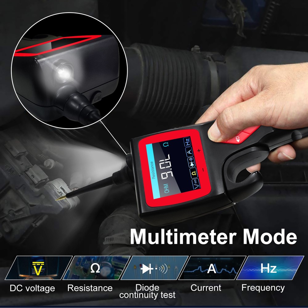Smart Hook Car Power Tester Probe Kit Circuit Analyzer Multimeter Oscilloscope