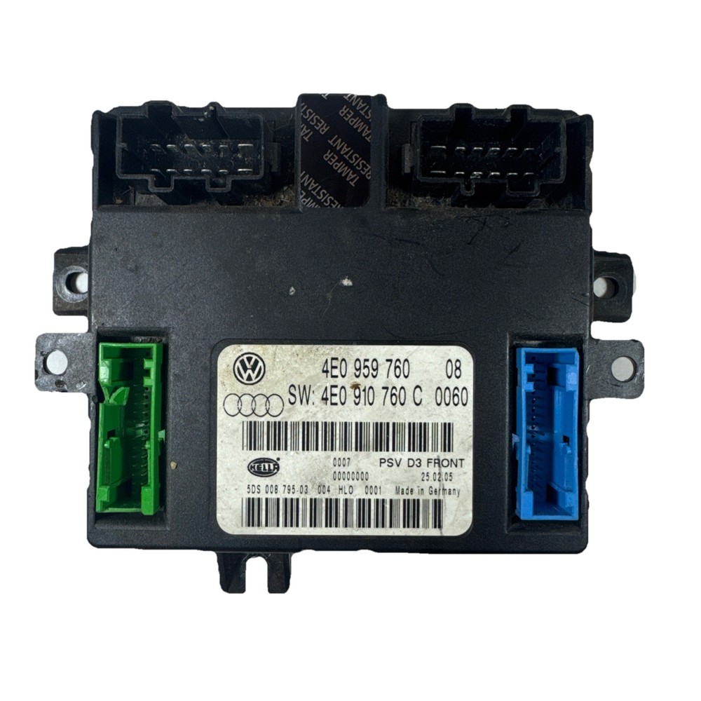 04-10 Audi A8 S8 Left Driver Side Memory Seat Control Module OEM