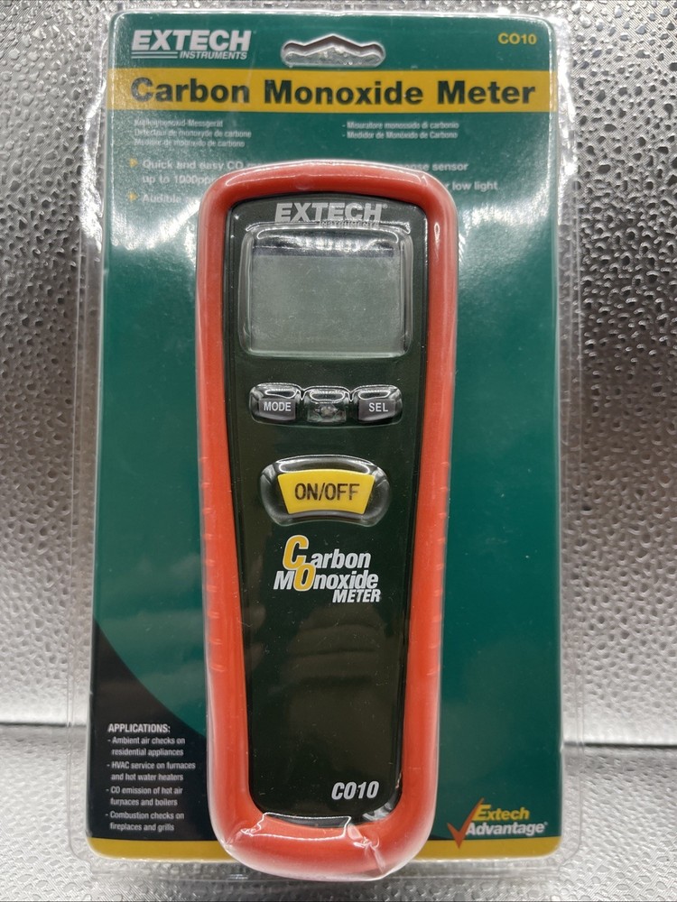 Carbon Monoxide (CO) Meter. Extech "CO10"