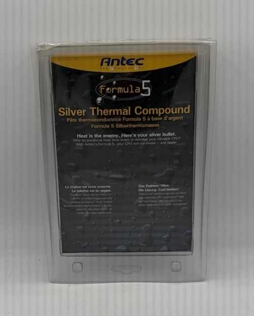Antec Formula 5 Silver Thermal Paste – New Sealed CPU Compound