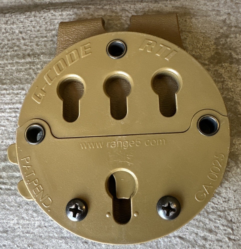 G-CODE RTI Wheel 2 Row MOLLE CLAW Holster Mount Adapter Vest Panel GA-0025