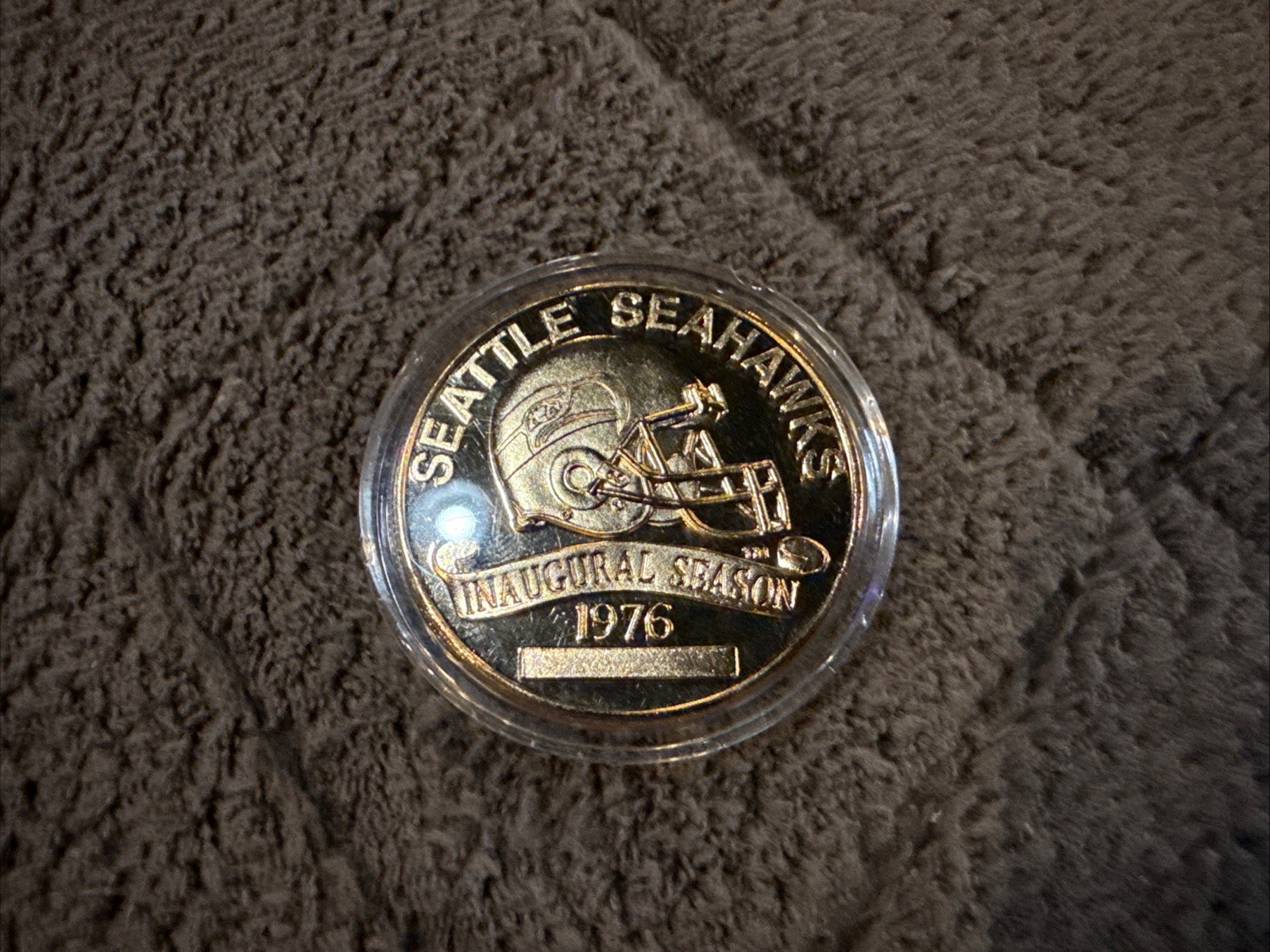 2006 SEATTLE SEAHAWKS 24K Commemorative Coin Inaugural Season 1976