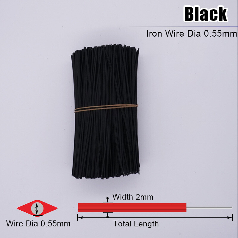 0.55mm Colorful Plant Tie Bundle Support Adjustable Garden Securing Fix Reusable
