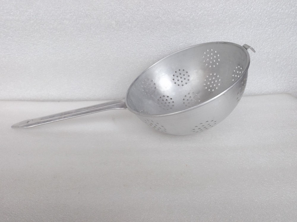 Vintage USSR Аluminium Colander with Handle