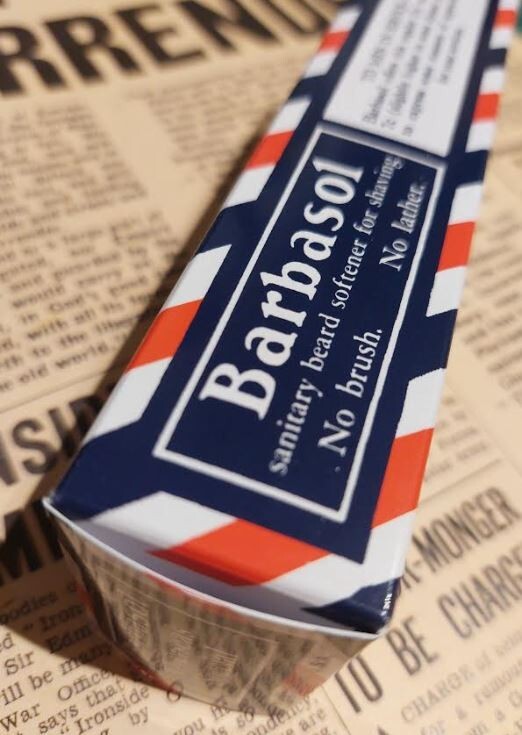 WW11 US Army Barbasol Shave Cream Box - reproduction