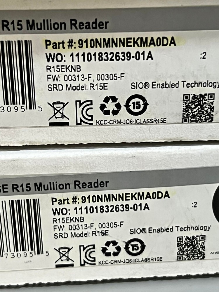 HID 910NMNNEKMA0DA iClass SE R15 Mullion Reader