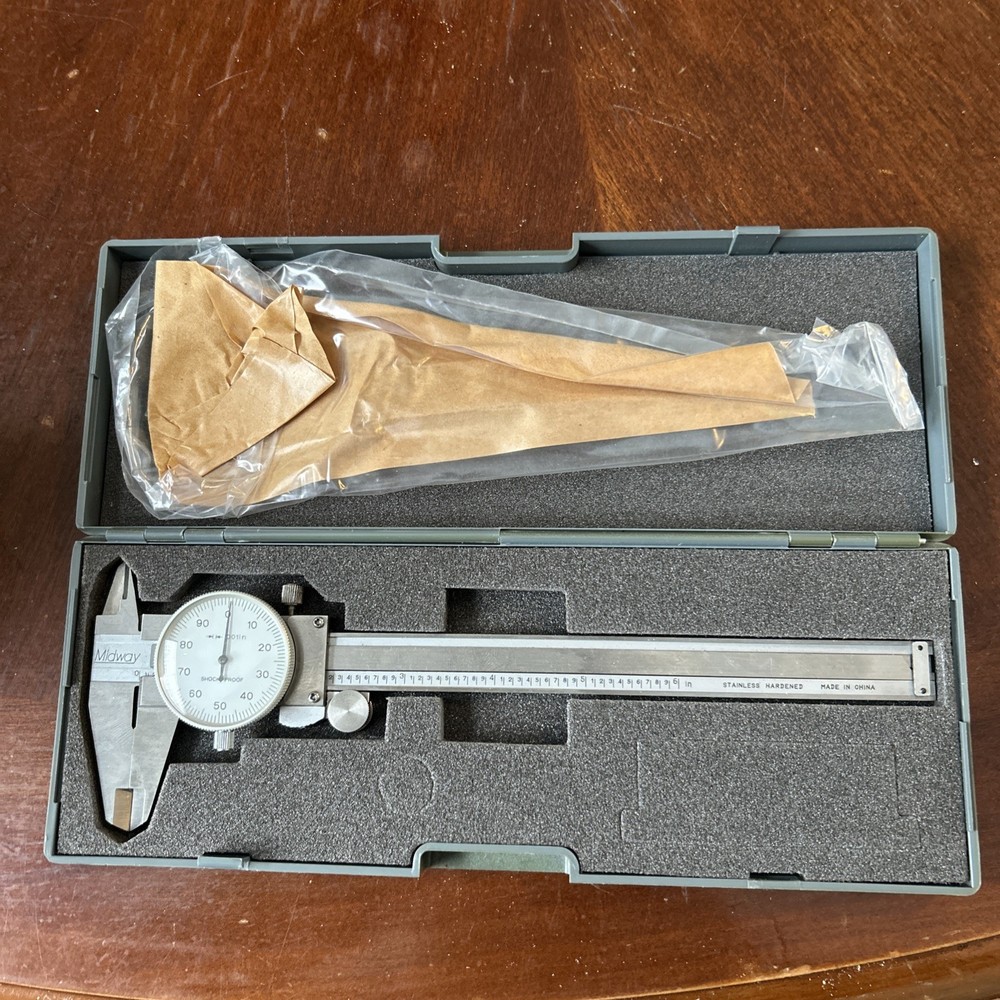 Midway 6” Dial Caliper-(G488467) Excellent in case Reloading