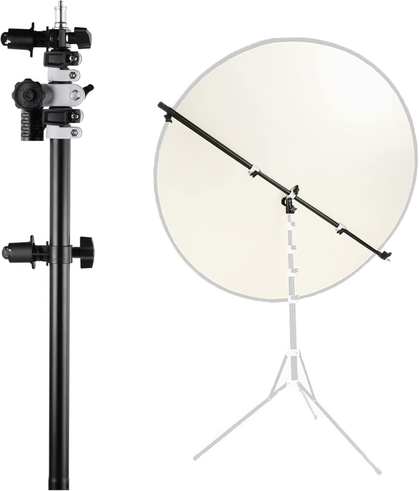 Extendable Reflector Bracket - 21-53 inches Telescopic Arm