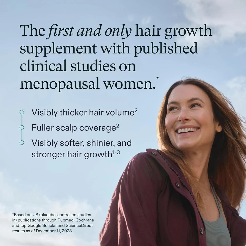 Women's Balance Hair Growth Supplements, Ages 45&Up, 120 Count Free Shipping USA