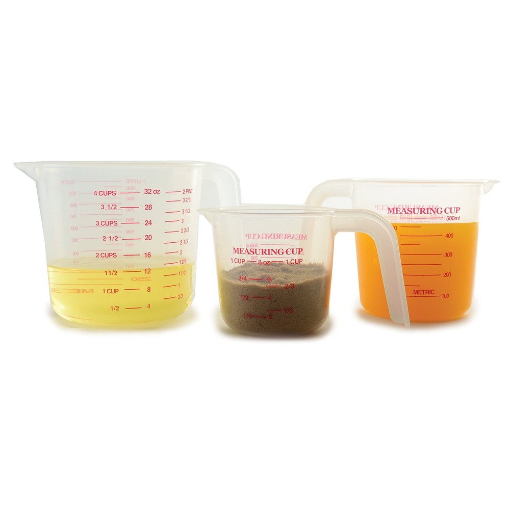Norpro 4-Cup Capacity Plastic Measuring Cup, Capacity, Multicolor