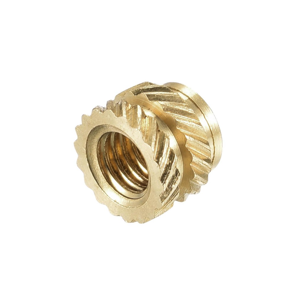 120pcs M3 Female Brass Knurled Threaded Insert Embedment Nut for 3D Printer