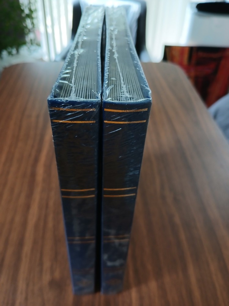 2 x Lighthouse 32-Black Page Stamp Stock book LS2/16 Blue Size: 6 1/2" x 9"