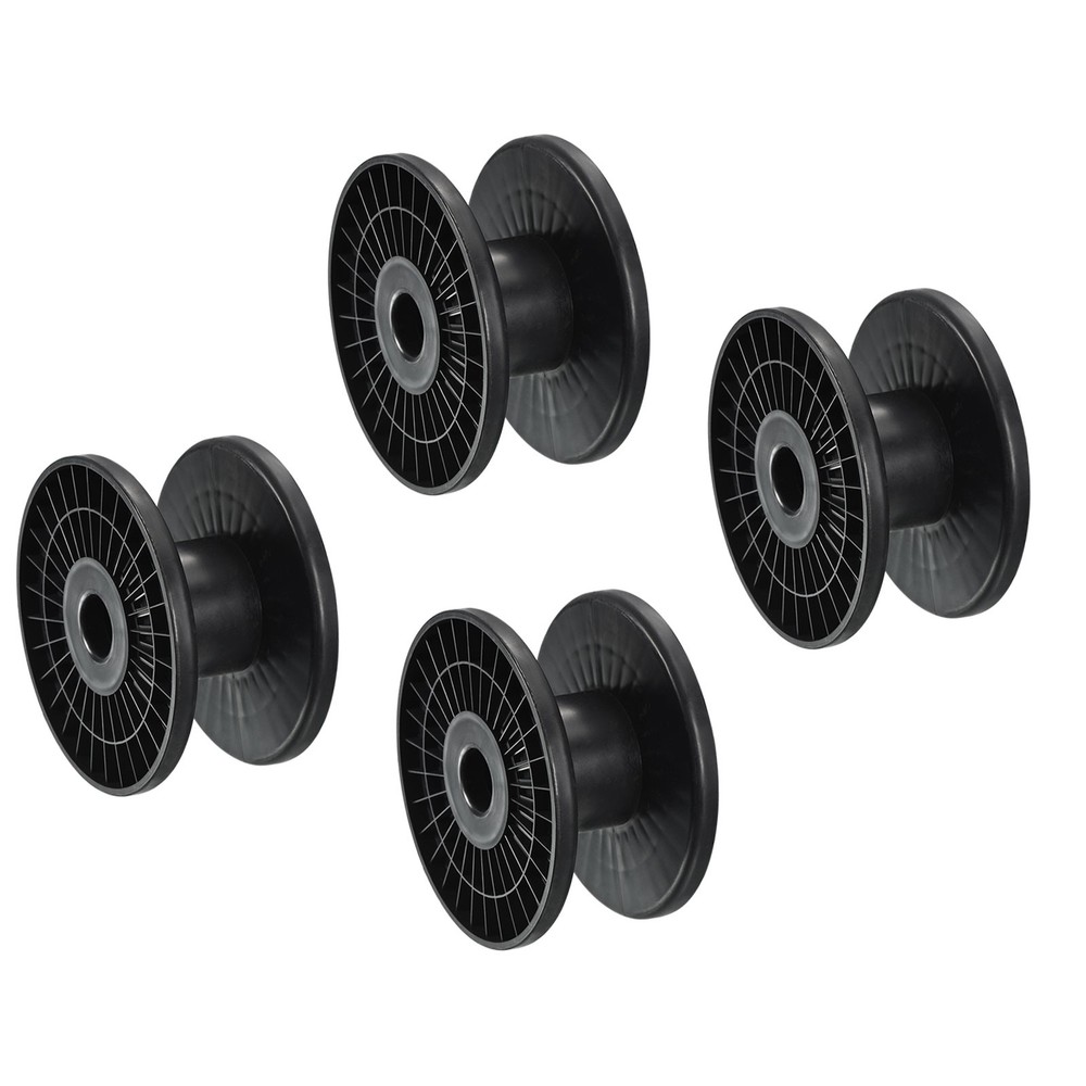 4PCS 4.7" Floss Bobbins Empty Thread Spools Wire Weaving Bobbin Chain Tape