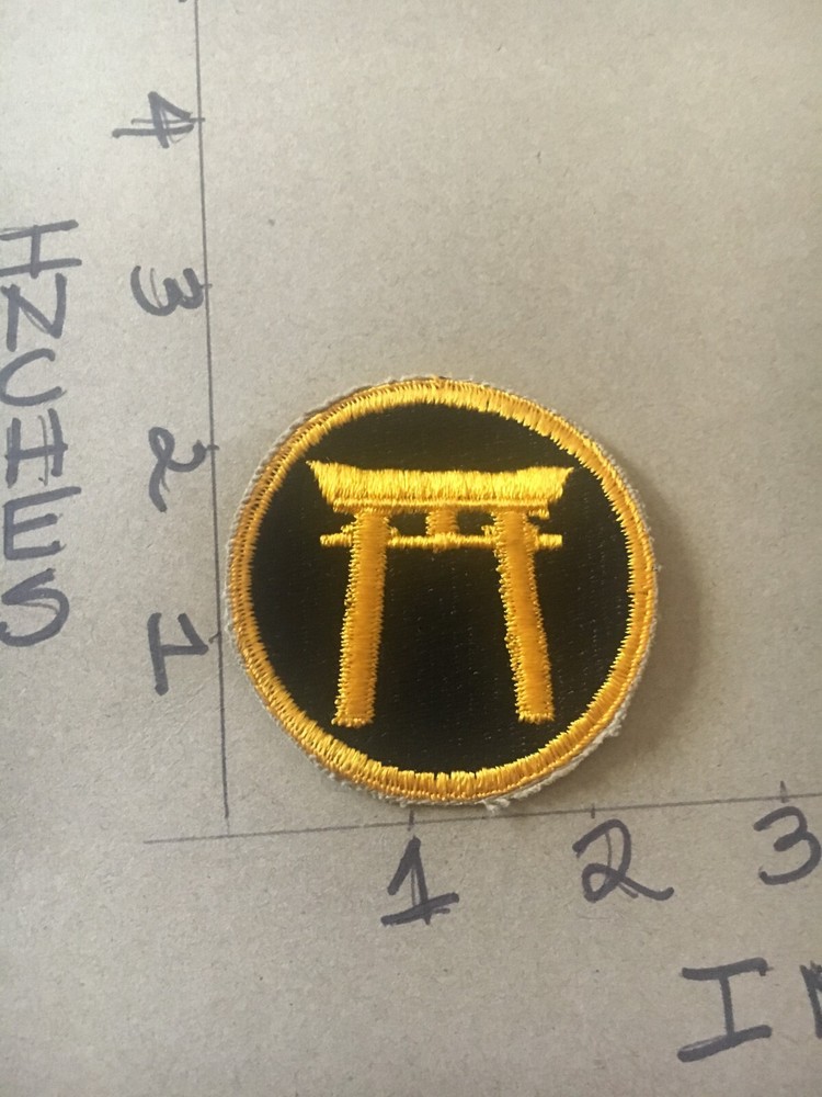 WW2 to Korea era Army RYUKUS Command c/e no glow Patch 5/26/25