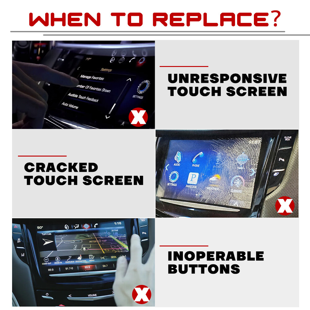 CUE System Touch Screen Nav Radio w/Heated Seat & Ventilation For Cadillac ATS