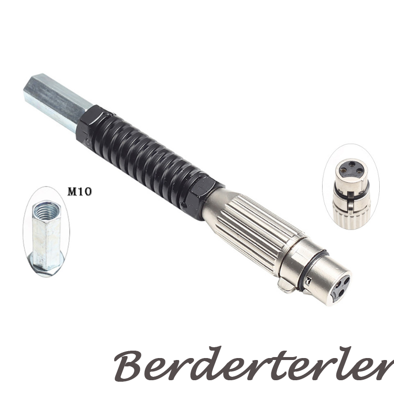 Sex Machine Multi Attachments 3XLR Vac-u-lock Bendable Spring Connector Extensio