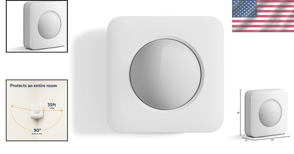Advanced Motion Detection Sensor - 90-Degree Wide Coverage for Complete Security