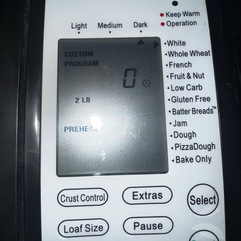 Breadman Ultimate Plus Model TR2500BC Stainless 1.5 - 2LB Bread Maker, Excellent