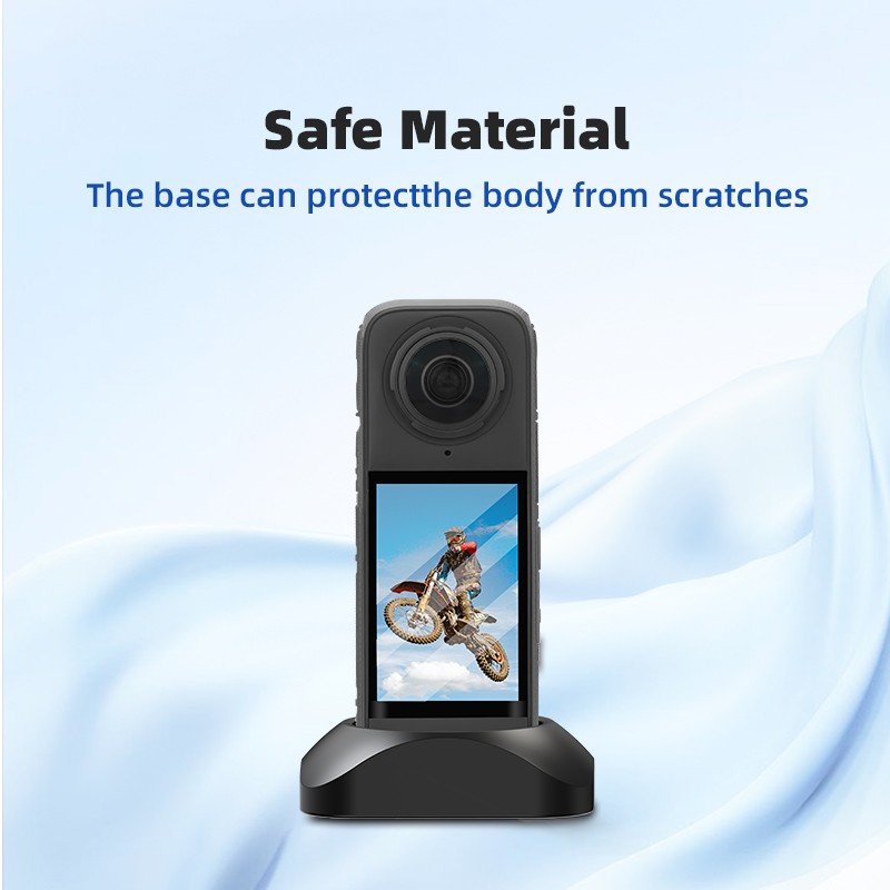 Silicone Stand Base Solid Foundation For Insta360 X4 Sports Camera Accessories