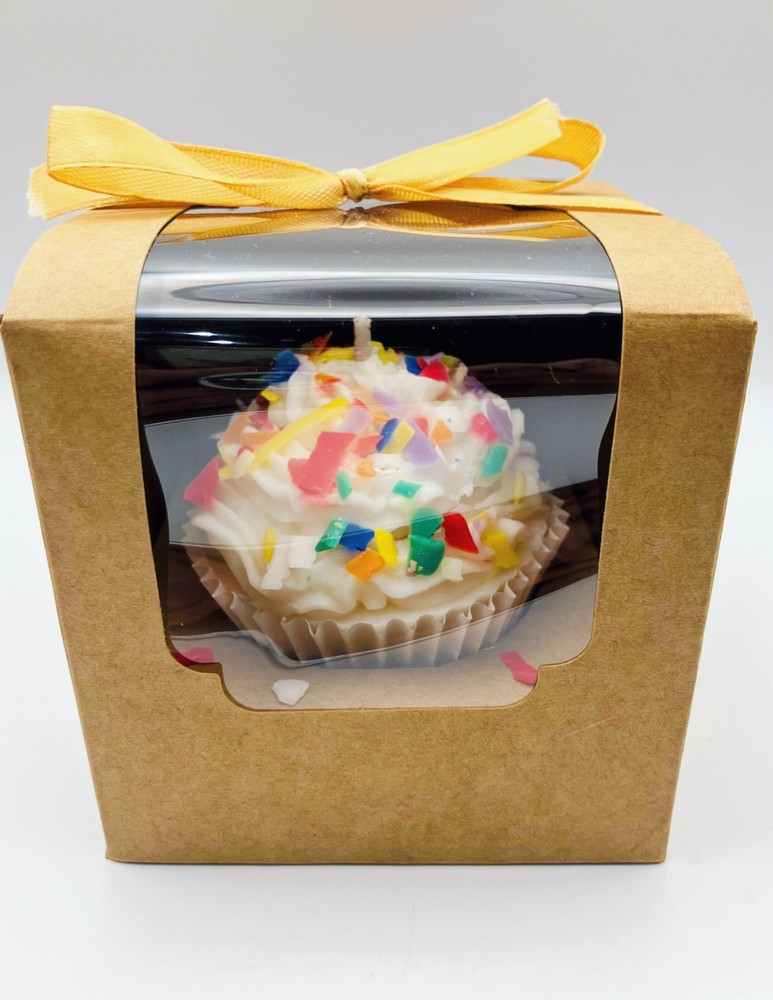 Confetti Cupcake Candle