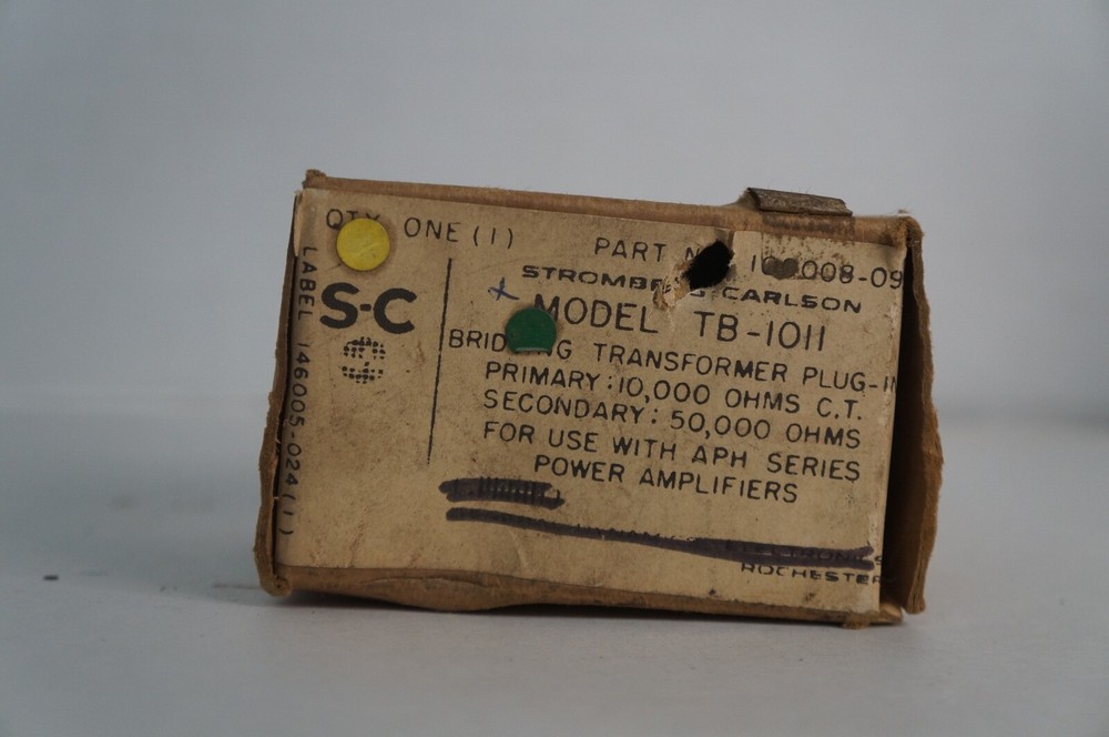 Stromberg- Carlson TB-1011 J-931 Mic Input Transformer for Tube Amplifier