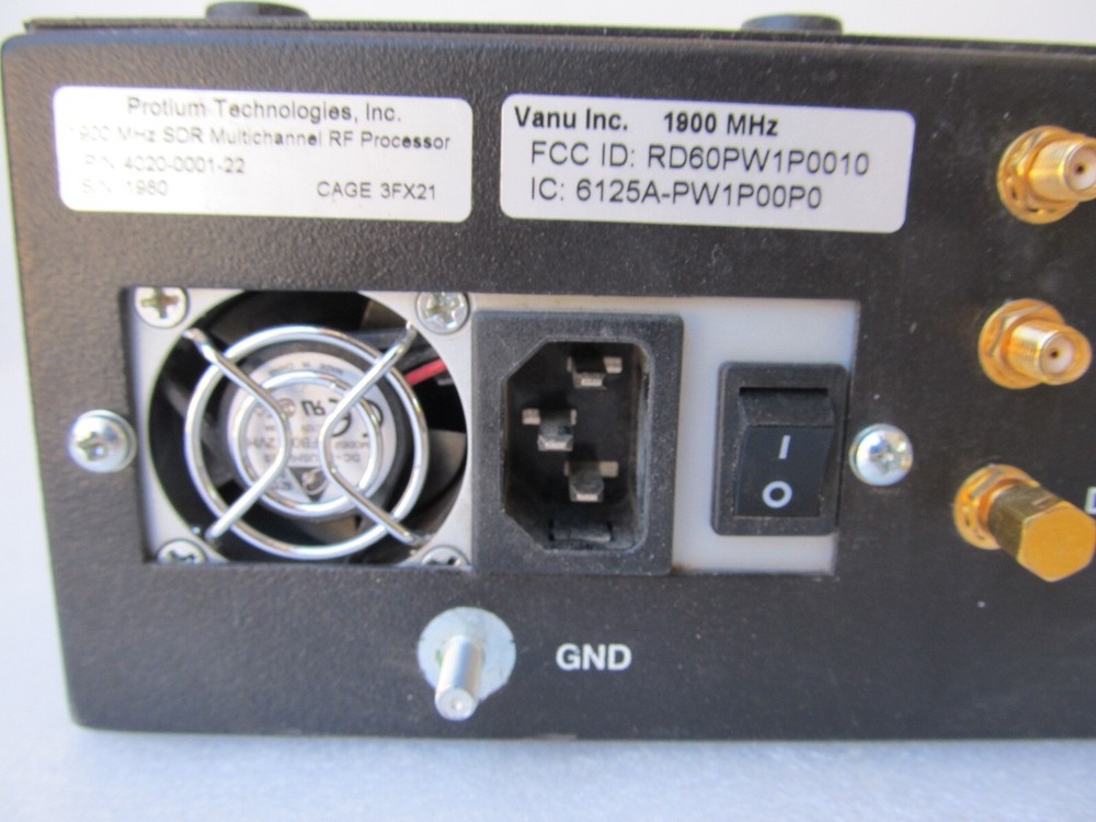 Vanu / Protium Technologies 1900 MHz SDR Multichannel RF Processor 4020-0001-22