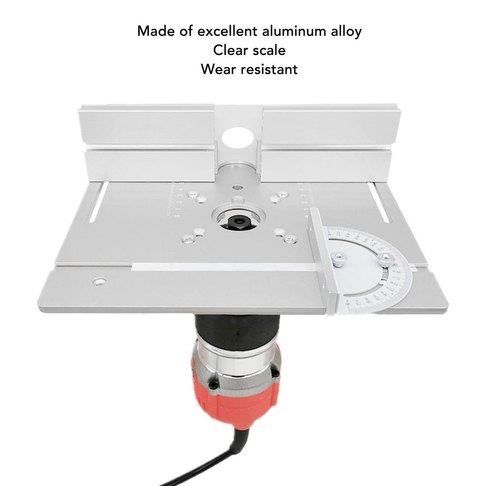 Router System Full Installation Set Aluminum Woodworking Insert Base Plate fo...