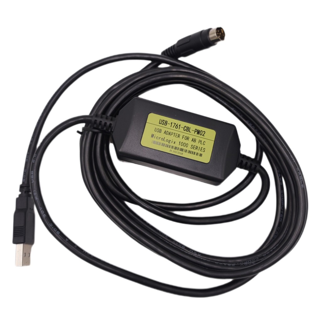 USB 1761-CBL-PM02 Micrologix cable For Allen Bradley use on ALL MicroLogix PLC's